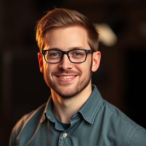 Portrait of Caleb Johnson, Studio Manager at Acoustic Echoes
